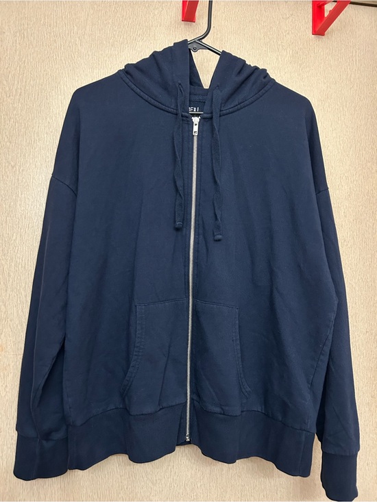 Time and Tru Jackets & Blazers - Time and Tru Navy Blue Zip Up Hoodie Jacket - Size XL